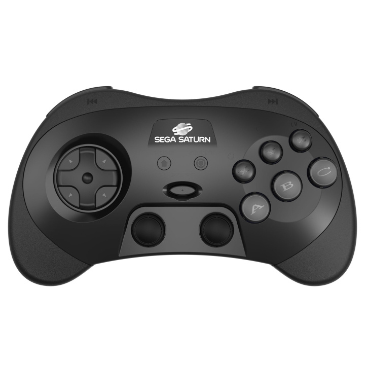 Retro-Bit SEGA Saturn PRO -ohjain - musta ryhmässä KODINELEKTRONIIKKA / Pelikonsolit & Tarvikkeet / Nintendo Switch @ TP E-commerce Nordic AB (D28824)
