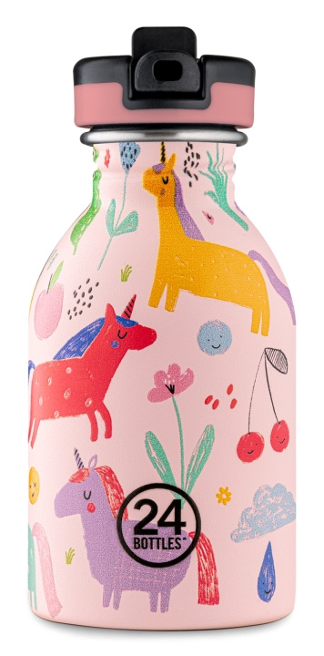 24Bottles Kids Collection - Urban-pullo 250 ml urheilukannella - Magic Friends (24B931) ryhmässä LELUT, TUOTTEET LAPSILLE JA VAUVOILLE / Syö ja juo / Tuttipullot & Tarvikkeet @ TP E-commerce Nordic AB (D28833)