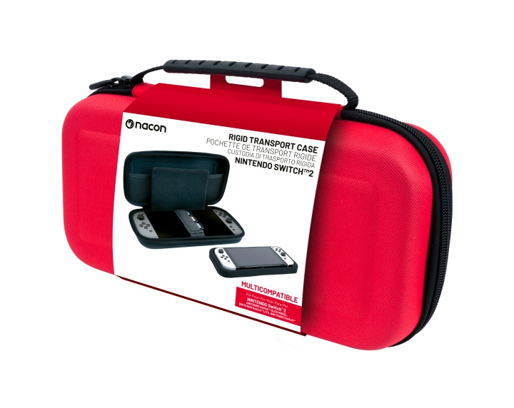 NACON Classic Case L Nintendo Switch II:lle (punainen) ryhmässä KODINELEKTRONIIKKA / Pelikonsolit & Tarvikkeet / Nintendo Switch 2 @ TP E-commerce Nordic AB (D28837)