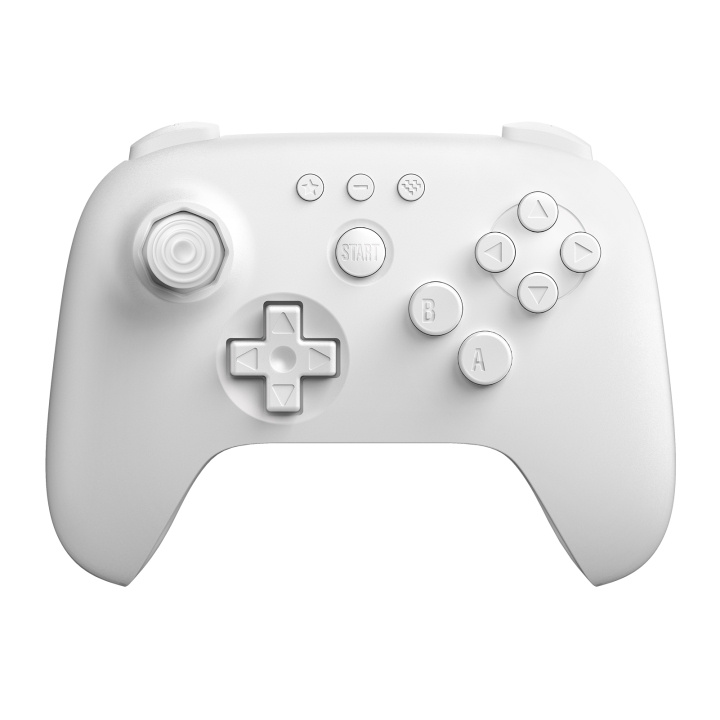 8Bitdo 64 Bluetooth-ohjain Valkoinen ryhmässä KODINELEKTRONIIKKA / Pelikonsolit & Tarvikkeet / Nintendo 64 @ TP E-commerce Nordic AB (D28857)