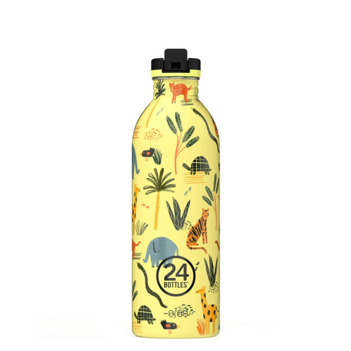 24Bottles Urban Bottle - Jungle Friends - 500 ml ryhmässä LELUT, TUOTTEET LAPSILLE JA VAUVOILLE / Syö ja juo / Tuttipullot & Tarvikkeet @ TP E-commerce Nordic AB (D28906)