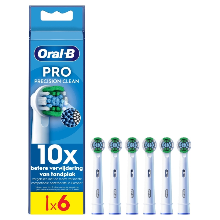 Oral B Procision Precision Clean hammasharjan päät - 6 kappaletta - Valkoinen ryhmässä KAUNEUS JA TERVEYS / Suunhoito / Sähköhammasharjat Tarvikkeet @ TP E-commerce Nordic AB (D28916)