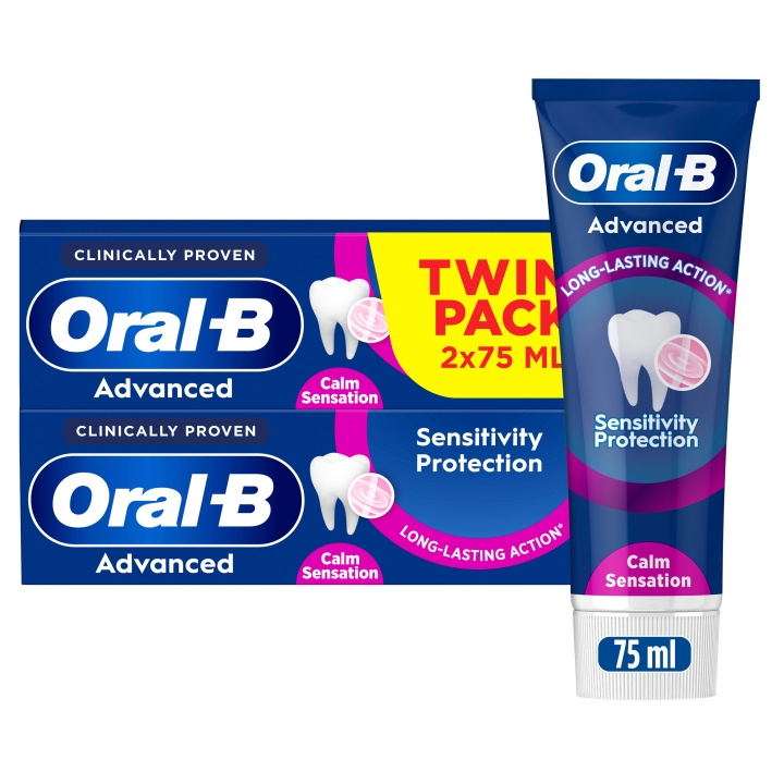 Oral B Advanced Sensitivity Protection Calm Sensation hammastahna - 150 ml ryhmässä KAUNEUS JA TERVEYS / Suunhoito / Valkaisutuotteet @ TP E-commerce Nordic AB (D28919)