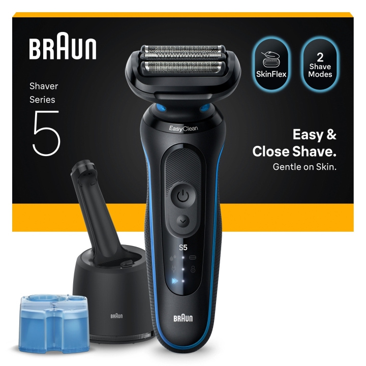 Braun Series 5 -sarjan sähköparranajokone - SmartCare Center - 52-B7000CC - sininen ryhmässä KAUNEUS JA TERVEYS / Hiukset &Stailaus / Sheivaus ja trimmaus / Parranajokoneet @ TP E-commerce Nordic AB (D28932)