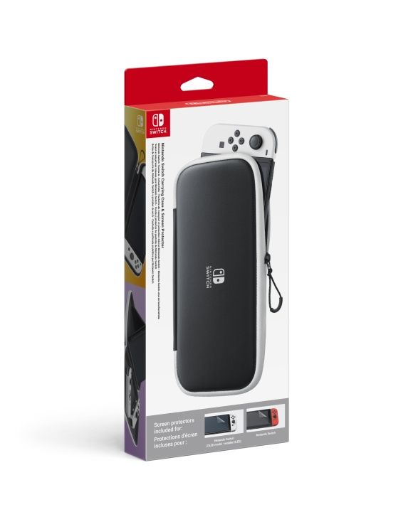 Nintendo Kytkin OLED kantolaukku Inc näytön suojaus ryhmässä KODINELEKTRONIIKKA / Pelikonsolit & Tarvikkeet / Nintendo Switch @ TP E-commerce Nordic AB (D28956)
