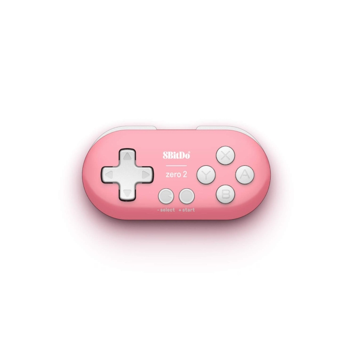 8Bitdo Zero 2 vaaleanpunainen painos ryhmässä KODINELEKTRONIIKKA / Pelikonsolit & Tarvikkeet / Nintendo Switch @ TP E-commerce Nordic AB (D28960)