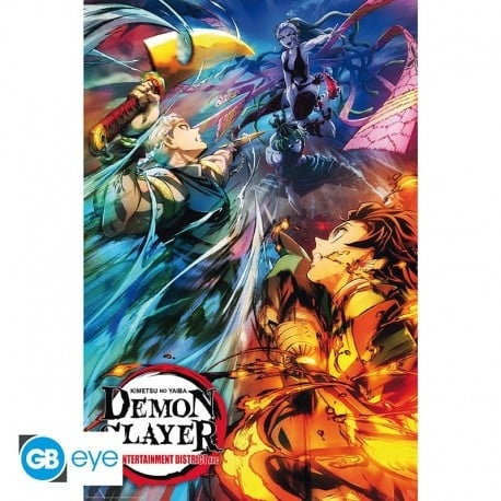 Abysse DEMON SLAYER - Juliste Maxi 91.5x61 - Avaintaide 2 ryhmässä URHEILU, VAPAA-AIKA JA HARRASTUS / Hauskat tavarat / Keräilyesineet @ TP E-commerce Nordic AB (D28999)