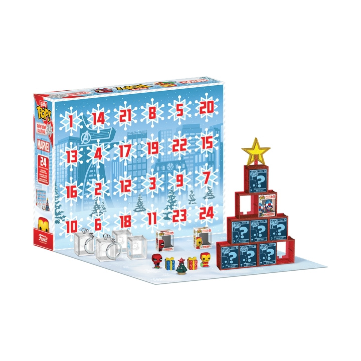 Funko Pop! Bitty Countdown-kalenteri Marvel Comics (87003) ryhmässä LELUT, TUOTTEET LAPSILLE JA VAUVOILLE / Leikkikalut, Askartelu &Pelit / Joulukalenterit @ TP E-commerce Nordic AB (D29006)