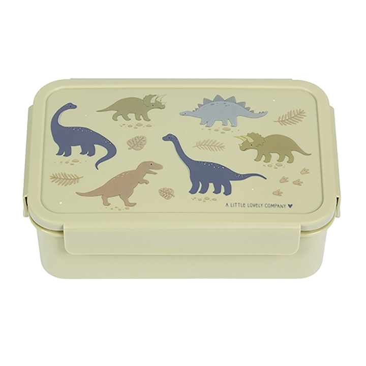 A little lovely company Bento Lounaslaatikko - Dinosaurukset - 22 x 7.5 x 14.5 cm ryhmässä LELUT, TUOTTEET LAPSILLE JA VAUVOILLE / Syö ja juo / Lasten astiat @ TP E-commerce Nordic AB (D29011)