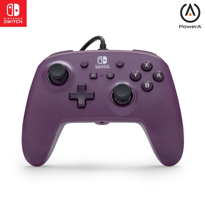 PowerA Parannettu langallinen ohjain Nintendo Switchille - Galaxy Purple ryhmässä KODINELEKTRONIIKKA / Pelikonsolit & Tarvikkeet / Nintendo Switch @ TP E-commerce Nordic AB (D29012)