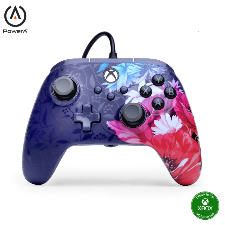 PowerA Advantage Plus - langallinen ohjain - Xbox Series X - S - Night Blossom - yökukkainen ryhmässä KODINELEKTRONIIKKA / Pelikonsolit & Tarvikkeet / Xbox Series X @ TP E-commerce Nordic AB (D29013)