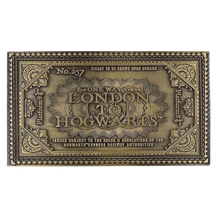 Fanatik Harry Potter Rajoitettu painos Replica Tylypahkan pikajunalippu ryhmässä URHEILU, VAPAA-AIKA JA HARRASTUS / Hauskat tavarat / Keräilyesineet @ TP E-commerce Nordic AB (D29016)