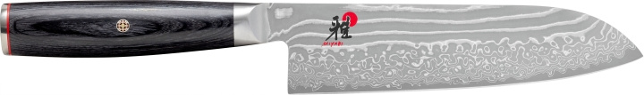 Miyabi 5000 FC-D, Santoku, hieno reuna - Sort - 18 cm