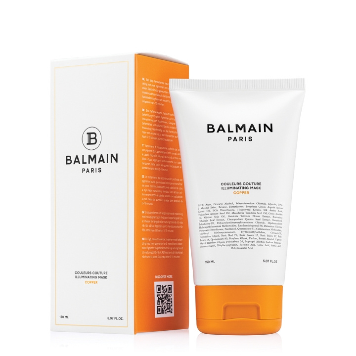 Balmain Hair Couleurs Couture Illuminating Copper Mask - Kupari - 150 ml ryhmässä KAUNEUS JA TERVEYS / Hiukset &Stailaus / Hiustenhoito / Hiusnaamio @ TP E-commerce Nordic AB (D29151)
