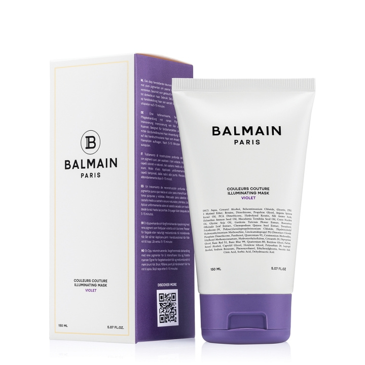 Balmain Hair Couleurs Couture Illuminating Violet Mask - violetti - 150ml ryhmässä KAUNEUS JA TERVEYS / Hiukset &Stailaus / Hiustenhoito / Hiusnaamio @ TP E-commerce Nordic AB (D29153)