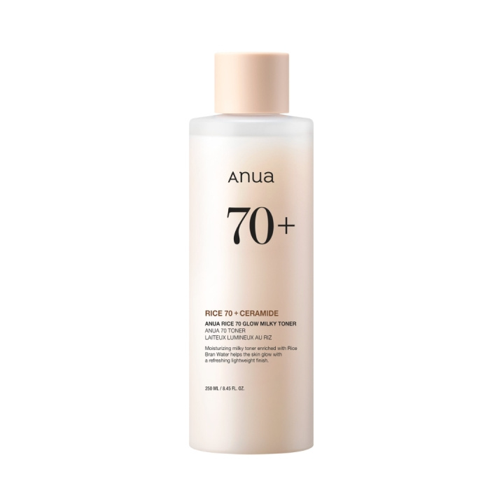 Anua Rice 70 Glow Milky Toner - 250 ml ryhmässä KAUNEUS JA TERVEYS / Ihonhoito / Kasvot / Kasvovesi ja Facemist @ TP E-commerce Nordic AB (D29300)