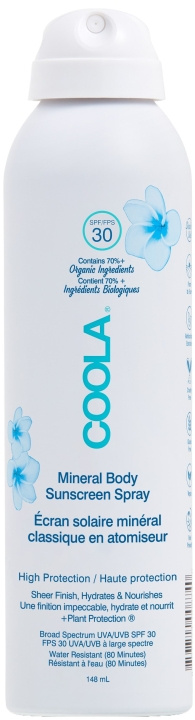 Coola Mineraalivartalosuihke ilman hajusteita - SPF 30 ryhmässä KAUNEUS JA TERVEYS / Ihonhoito / Rusketus / Aurinkosuoja @ TP E-commerce Nordic AB (D29312)