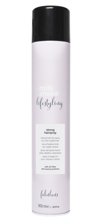 Milk_Shake Lifestyling Hairspray Strong Hold 500 ml ryhmässä KAUNEUS JA TERVEYS / Hiukset &Stailaus / Hiusten stailaus / Hiuslakka @ TP E-commerce Nordic AB (D29401)