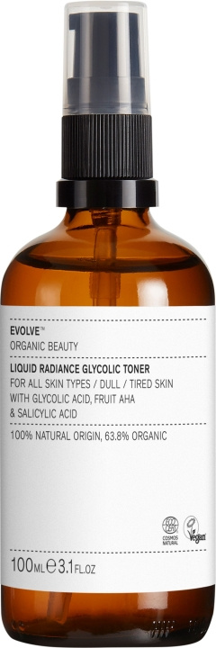 Evolve Beauty Evolve - Liquid Radiance Glycolic toner 100 ml ryhmässä KAUNEUS JA TERVEYS / Ihonhoito / Kasvot / Puhdistus @ TP E-commerce Nordic AB (D29403)