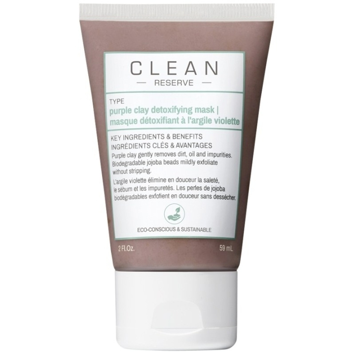 Clean Reserve - Purppurasavi Detox kasvonaamio 59ml ryhmässä KAUNEUS JA TERVEYS / Ihonhoito / Kasvot / Naamiot @ TP E-commerce Nordic AB (D29406)