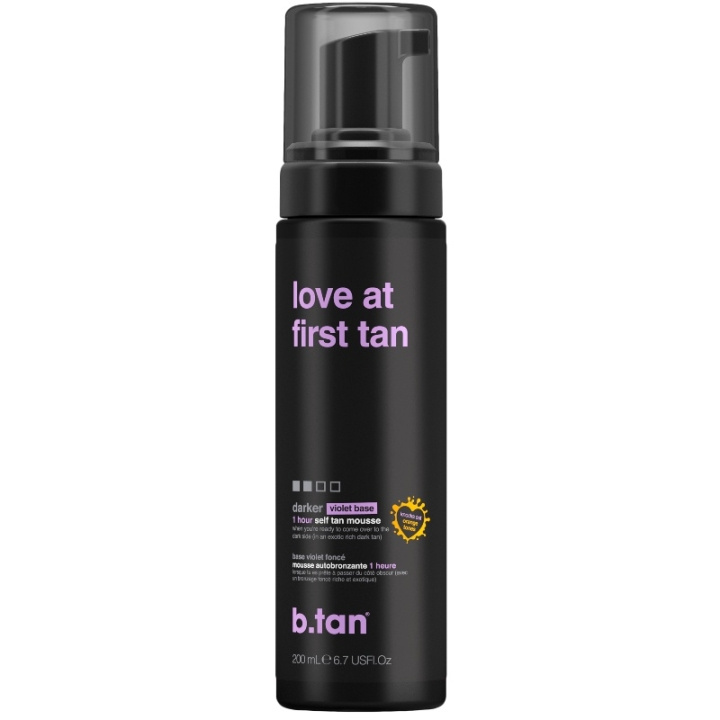 b.tan Love At First Tan Rusketusvaahto 200 ml ryhmässä KAUNEUS JA TERVEYS / Ihonhoito / Rusketus / Itseruskettava @ TP E-commerce Nordic AB (D29426)
