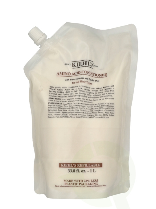 Kiehl\'s Amino Acid Conditioner Refill 1000 ml ryhmässä KAUNEUS JA TERVEYS / Hiukset &Stailaus / Hiustenhoito / Hoitoaine @ TP E-commerce Nordic AB (D29556)
