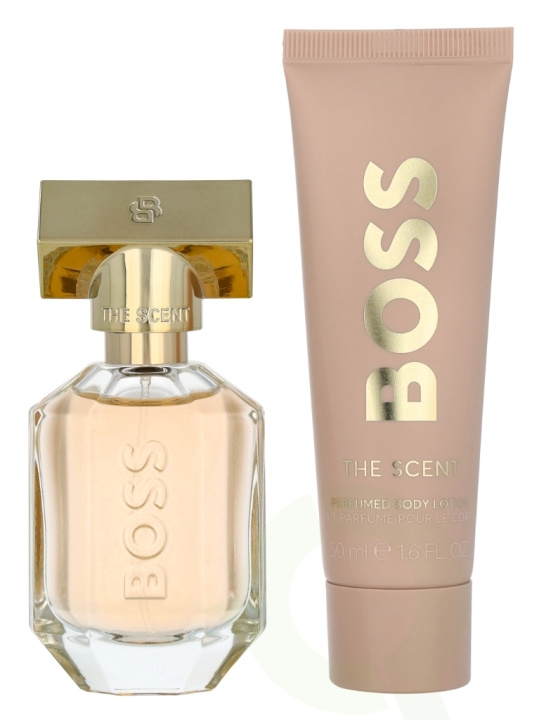 Hugo Boss The Scent For Her Giftset 80 ml Edp Spray 30ml/Body Lotion 50ml ryhmässä KAUNEUS JA TERVEYS / Tuoksut & Parfyymit / Parfyymit / Hajuvesiboksit @ TP E-commerce Nordic AB (D29610)