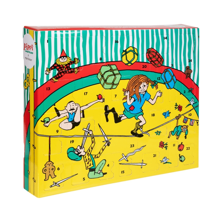 Pippi Långstrump Pippi Pitkätossu - Adventtikalenteri 2024 (35827030) ryhmässä LELUT, TUOTTEET LAPSILLE JA VAUVOILLE / Leikkikalut, Askartelu &Pelit / Joulukalenterit @ TP E-commerce Nordic AB (D29653)
