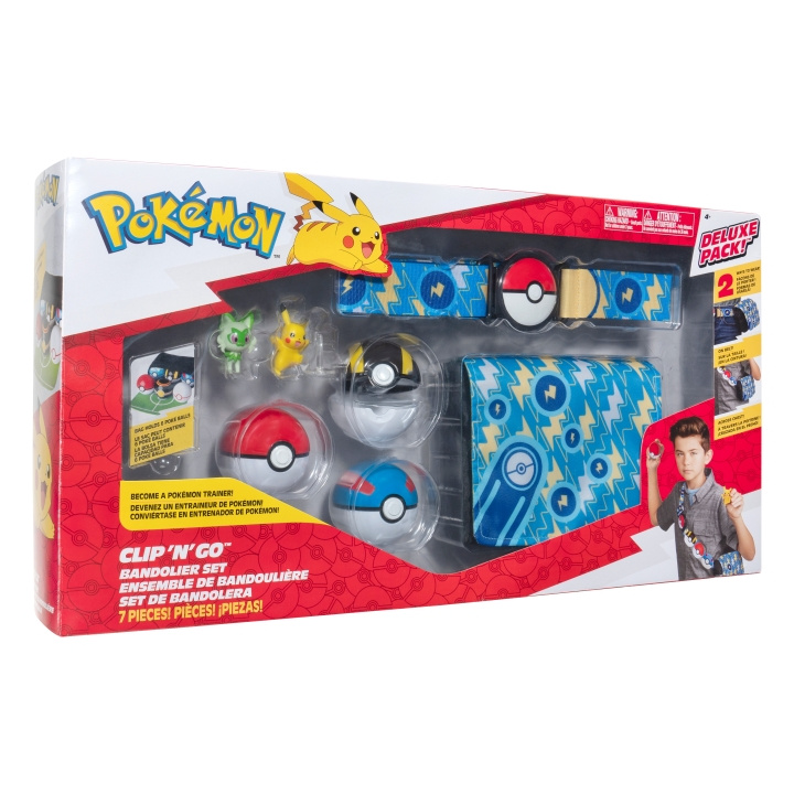 Pokémon Clip No Go Bandolier Promo Set - (PKW4293) ryhmässä LELUT, TUOTTEET LAPSILLE JA VAUVOILLE / Leikkikalut, Askartelu &Pelit / Lelusarja @ TP E-commerce Nordic AB (D29666)