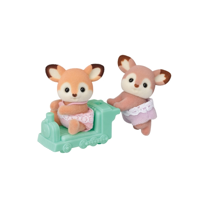 Sylvanian Families Peurakaksoset - (5800) ryhmässä LELUT, TUOTTEET LAPSILLE JA VAUVOILLE / Leikkikalut, Askartelu &Pelit / Figuurit, miniatyyrit ja tarvikkeet @ TP E-commerce Nordic AB (D29683)