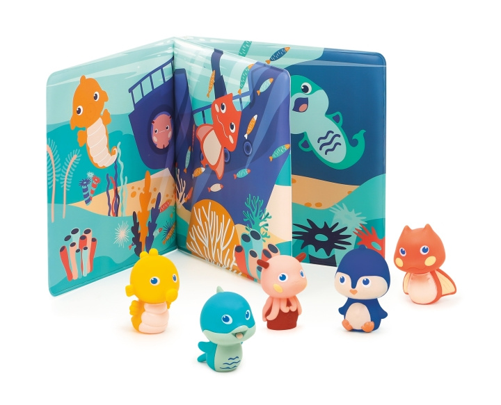 LUDI Kylpykirja ja sormihahmot - (LU40018) ryhmässä LELUT, TUOTTEET LAPSILLE JA VAUVOILLE / Leikkikalut, Askartelu &Pelit / Figuurit, miniatyyrit ja tarvikkeet @ TP E-commerce Nordic AB (D29691)