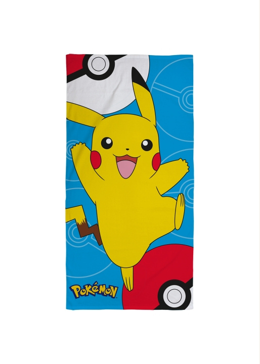 Pokémon pyyhe 70x140 cm ryhmässä KOTI, TALOUS JA PUUTARHA / Kylpyhuone / Pyyhkeet @ TP E-commerce Nordic AB (D29731)