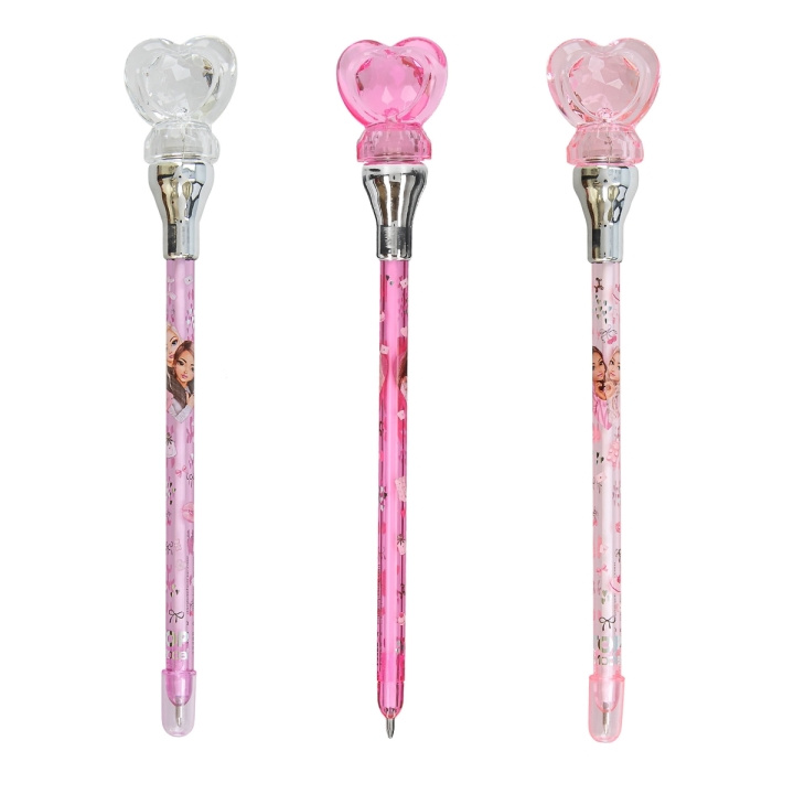 TOPModel Kuulakärkikynä sydänvalolla MY BFF - Rosé, Pink, White (413388) ryhmässä LELUT, TUOTTEET LAPSILLE JA VAUVOILLE / Leikkikalut, Askartelu &Pelit / Käsityöt @ TP E-commerce Nordic AB (D29789)