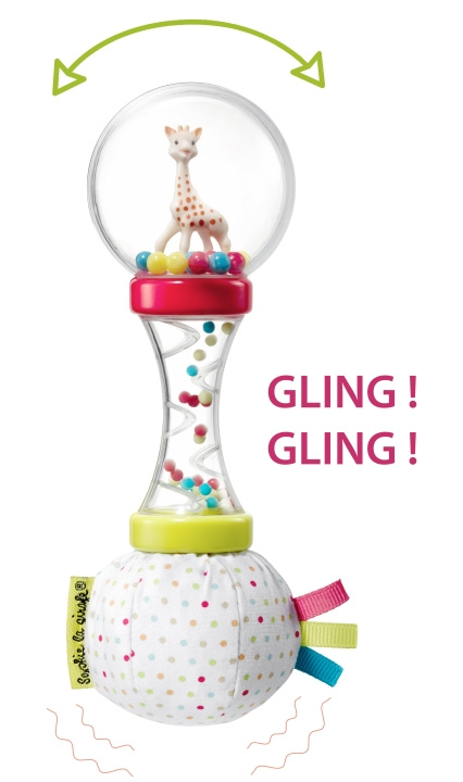 Sophie la Girafe Pehmeä Maracas helistin (010168) ryhmässä LELUT, TUOTTEET LAPSILLE JA VAUVOILLE / Lelut vauvoille (0-3v) / Toiminnalliset lelut @ TP E-commerce Nordic AB (D29795)