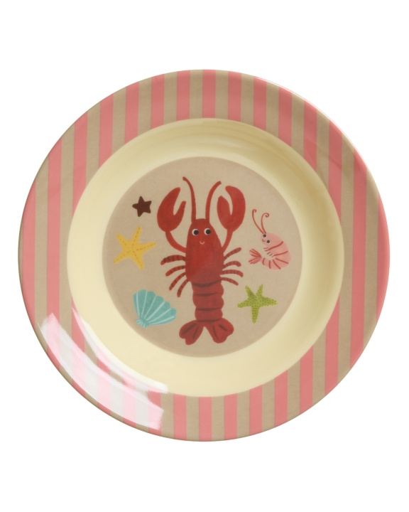 RICE Melamiininen lasten kulho - Coral Ocean - 250 ml ryhmässä LELUT, TUOTTEET LAPSILLE JA VAUVOILLE / Syö ja juo / Lasten astiat @ TP E-commerce Nordic AB (D29805)