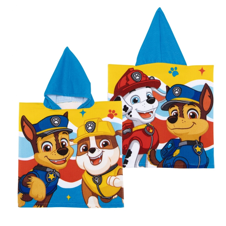 Paw Patrol mikrokuituponcho - 50 x 100 cm (PW16855) ryhmässä LELUT, TUOTTEET LAPSILLE JA VAUVOILLE / Vauvatuotteet / Kylpy @ TP E-commerce Nordic AB (D29825)