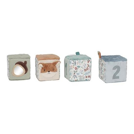 Little Dutch Pehmeiden kuutioiden setti Forest Friends (LD8916) ryhmässä LELUT, TUOTTEET LAPSILLE JA VAUVOILLE / Leikkikalut, Askartelu &Pelit / Figuurit, miniatyyrit ja tarvikkeet @ TP E-commerce Nordic AB (D29833)