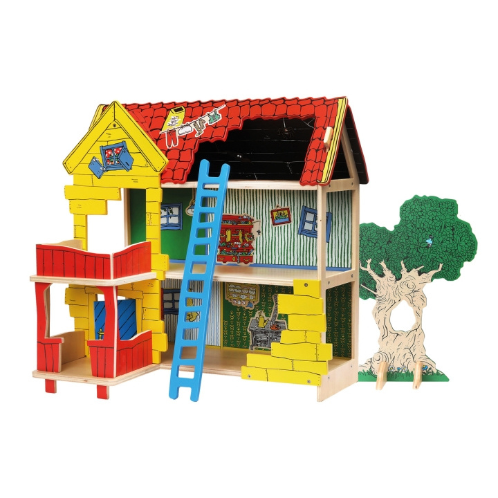 Pippi Långstrump Pippi Langstrømpe - Pippi\'s Villa Villekulla -nukkekoti (18103) ryhmässä LELUT, TUOTTEET LAPSILLE JA VAUVOILLE / Leikkikalut, Askartelu &Pelit / Lelusarja @ TP E-commerce Nordic AB (D29835)