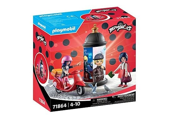 Playmobil Miraculous - Paris Scooter Ride (71864) ryhmässä LELUT, TUOTTEET LAPSILLE JA VAUVOILLE / Leikkikalut, Askartelu &Pelit / Lelusarja @ TP E-commerce Nordic AB (D29847)
