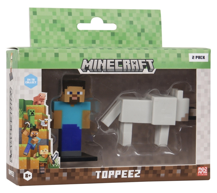 MINECRAFT 3D-hahmo 2-pakkauksen ikkunalaatikko - (2015MC) ryhmässä LELUT, TUOTTEET LAPSILLE JA VAUVOILLE / Leikkikalut, Askartelu &Pelit / Figuurit, miniatyyrit ja tarvikkeet @ TP E-commerce Nordic AB (D29925)