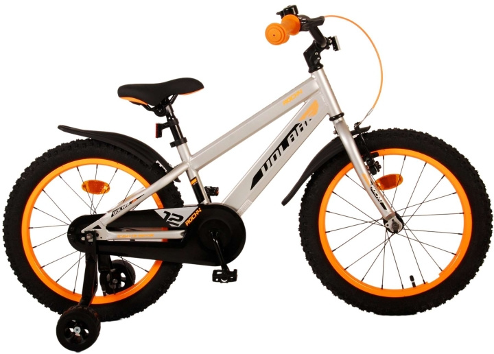 Volare Lasten polkupyörä 18 - Rocky Grey (51853) ryhmässä LELUT, TUOTTEET LAPSILLE JA VAUVOILLE / Ulkoleut / Pyörät & Potkulaudat @ TP E-commerce Nordic AB (D29959)