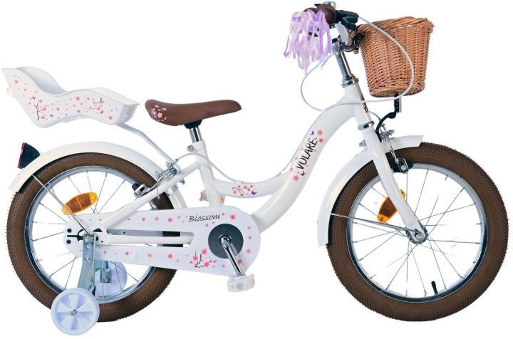 Volare Lasten polkupyörä Blossom 16 CB valkoinen (51653) ryhmässä LELUT, TUOTTEET LAPSILLE JA VAUVOILLE / Ulkoleut / Pyörät & Potkulaudat @ TP E-commerce Nordic AB (D29966)