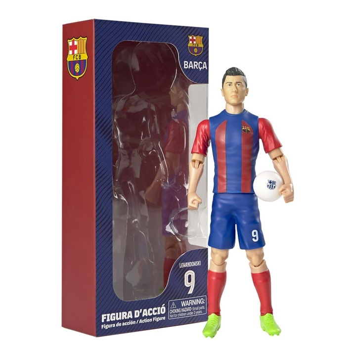 Socker FC Barcelona Robert Lewandowski 20cm (83569) ryhmässä LELUT, TUOTTEET LAPSILLE JA VAUVOILLE / Leikkikalut, Askartelu &Pelit / Figuurit, miniatyyrit ja tarvikkeet @ TP E-commerce Nordic AB (D29971)