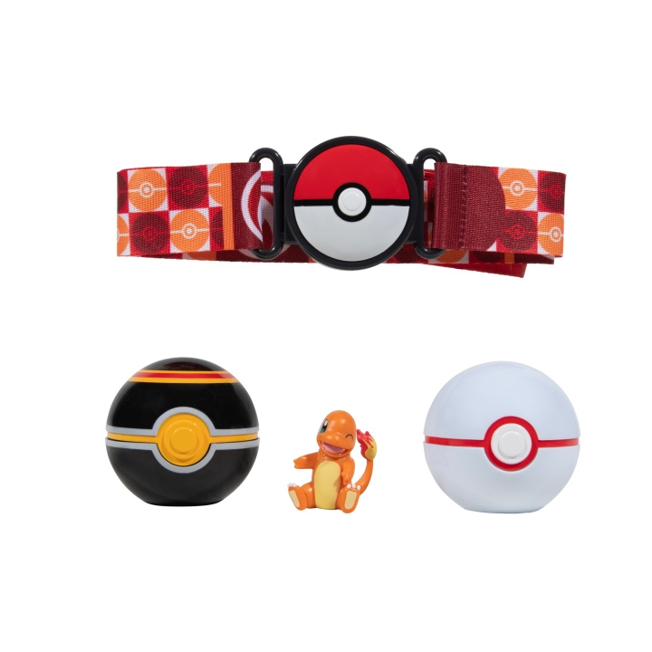 Pokémon Clip N Go -vyöpaketti - Charmander (PKW3163) ryhmässä LELUT, TUOTTEET LAPSILLE JA VAUVOILLE / Leikkikalut, Askartelu &Pelit / Figuurit, miniatyyrit ja tarvikkeet @ TP E-commerce Nordic AB (D29977)