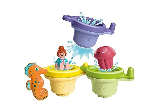 Playmobil Junior Aqua: Aqua Aqua Aqua: Kelluvat kupit, joissa on vesihupia (71776) ryhmässä LELUT, TUOTTEET LAPSILLE JA VAUVOILLE / Leikkikalut, Askartelu &Pelit / Lelusarja @ TP E-commerce Nordic AB (D30003)