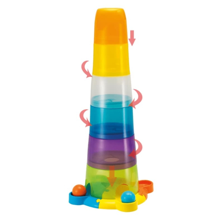 WINFUN Stack \'N Roll Fun (000737) ryhmässä LELUT, TUOTTEET LAPSILLE JA VAUVOILLE / Lelut vauvoille (0-3v) / Toiminnalliset lelut @ TP E-commerce Nordic AB (D30009)