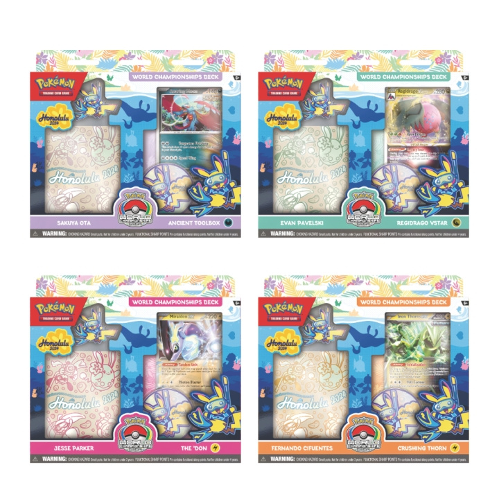 Pokémon Maailmanmestaruuspakki (POK10166) ryhmässä LELUT, TUOTTEET LAPSILLE JA VAUVOILLE / Peli / Korttipeli @ TP E-commerce Nordic AB (D30018)