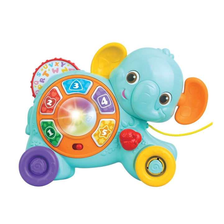 WINFUN My Pull Along Pal Elephant (230202-NL) ryhmässä LELUT, TUOTTEET LAPSILLE JA VAUVOILLE / Lelut vauvoille (0-3v) / Toiminnalliset lelut @ TP E-commerce Nordic AB (D30026)