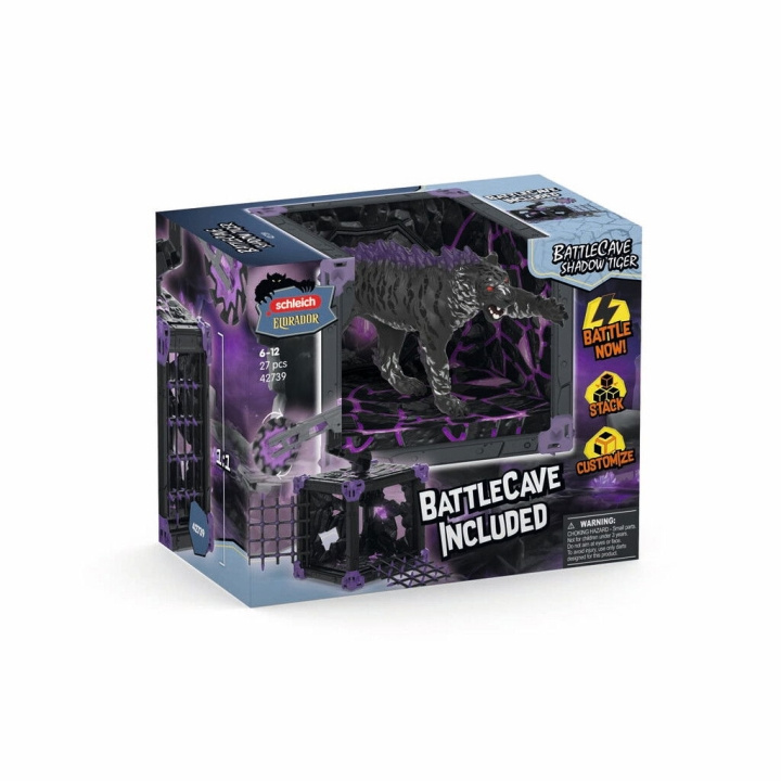 Schleich BattleCave Varjotiikeri (42739) ryhmässä LELUT, TUOTTEET LAPSILLE JA VAUVOILLE / Leikkikalut, Askartelu &Pelit / Figuurit, miniatyyrit ja tarvikkeet @ TP E-commerce Nordic AB (D30065)