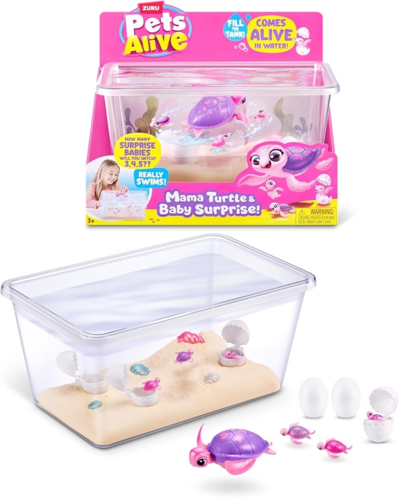 Pets Alive Mama Turtle Surprise (9560) ryhmässä LELUT, TUOTTEET LAPSILLE JA VAUVOILLE / Leikkikalut, Askartelu &Pelit / Lelut @ TP E-commerce Nordic AB (D30079)
